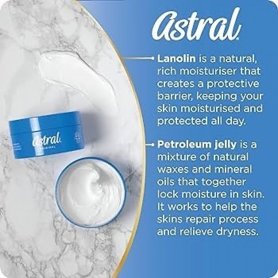 Astral moisturiser benefits