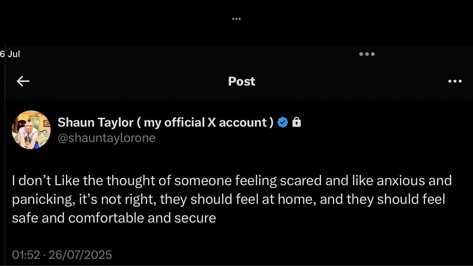 You should feel at home and safe